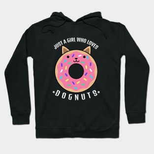 Just A Girl Who Loves Dognuts Hoodie